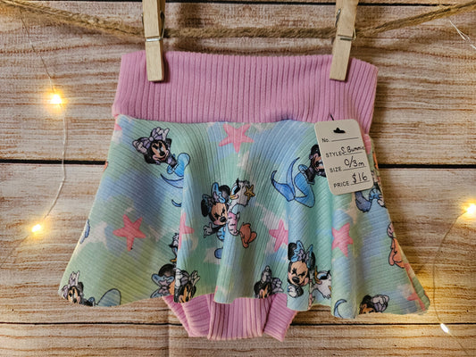 Mermaid Mouse Skirt Bummies