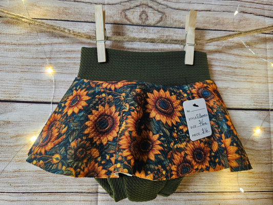 Sunflower Skirt Bummies