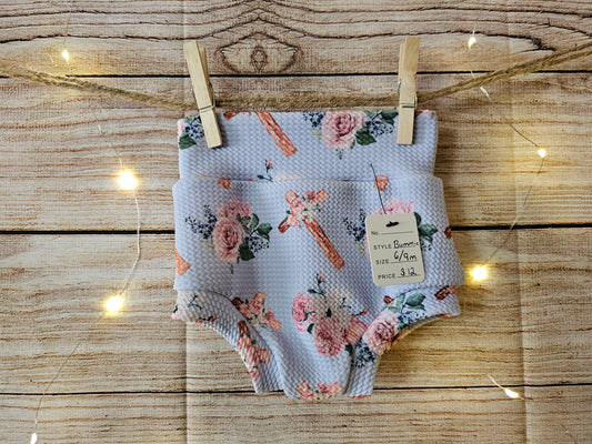 Floral Cross Bummies