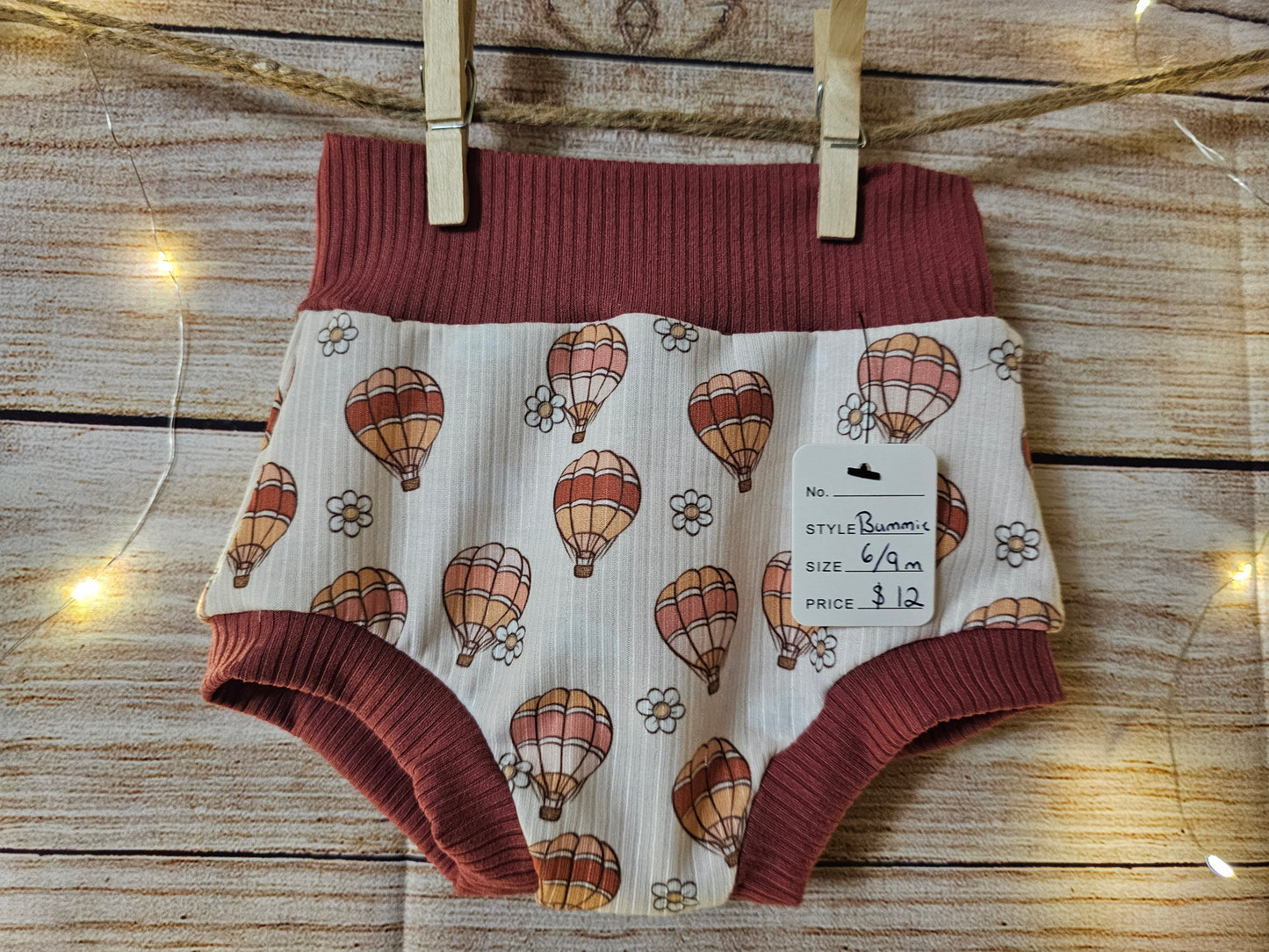 Hot Air Balloon Bummies