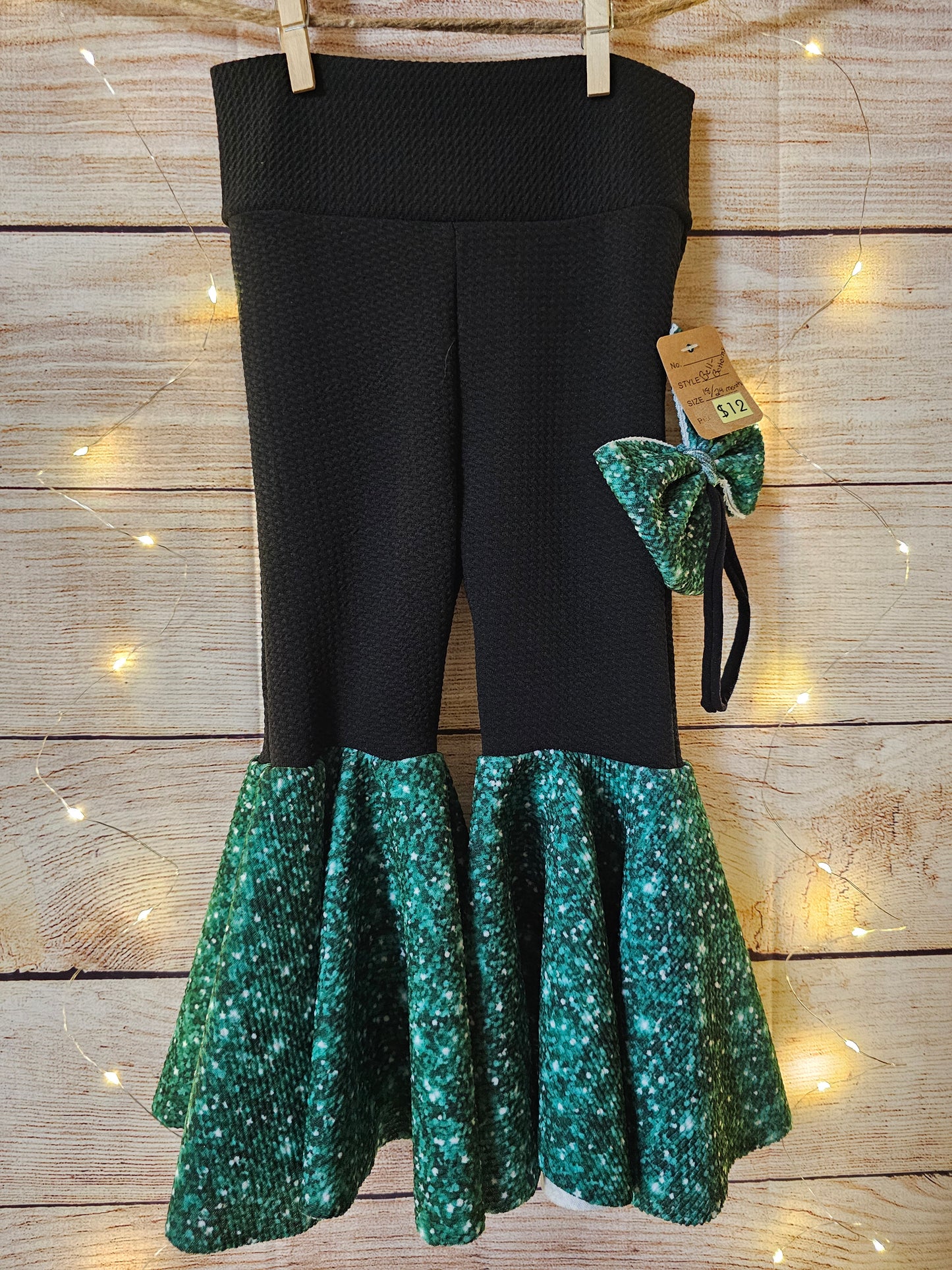 Green Sparkle Bells