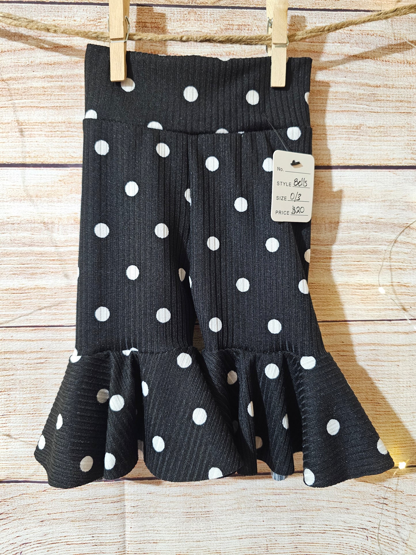 Black Polka Dot Bells