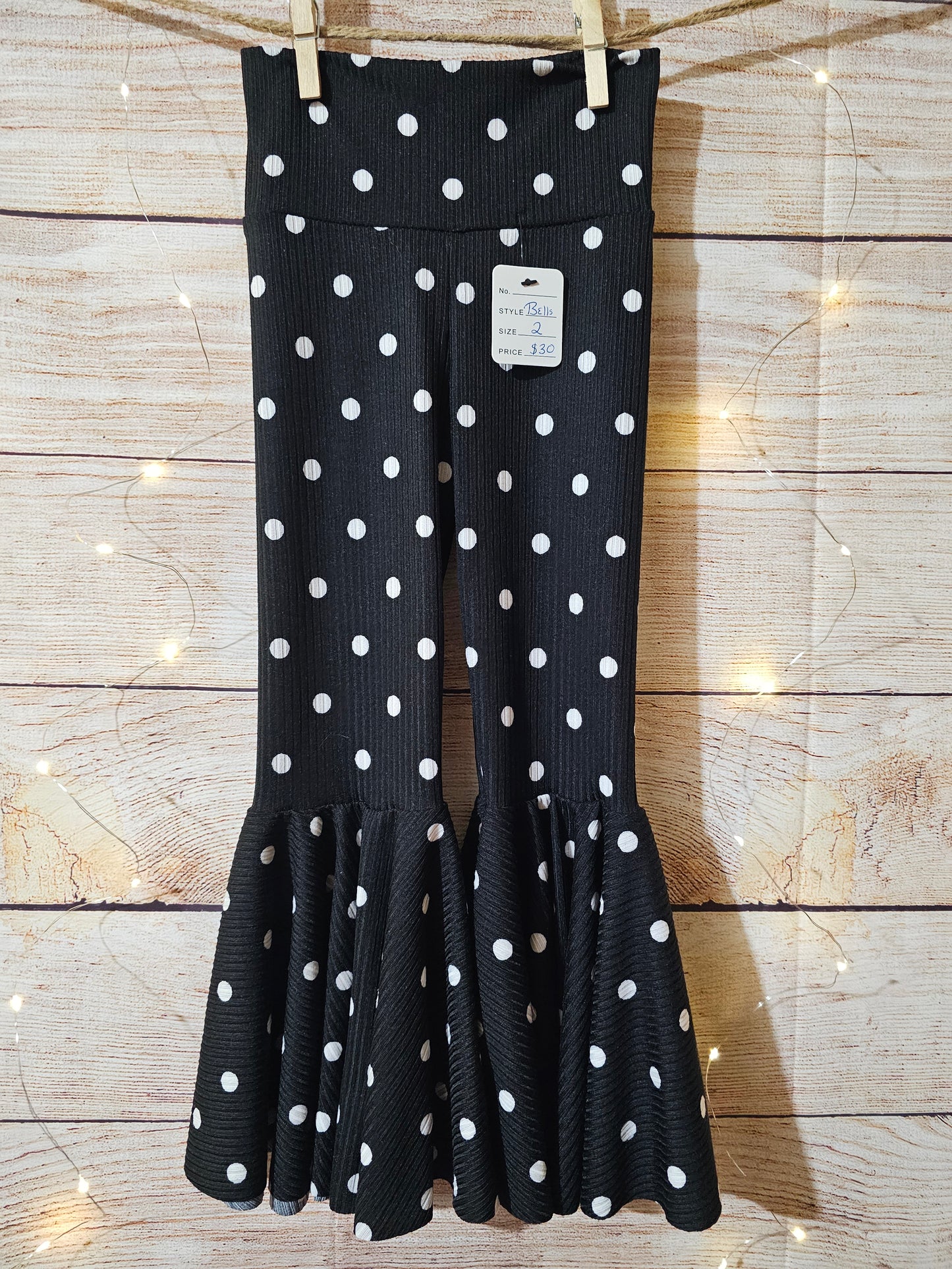 Black Polka Dot Bells