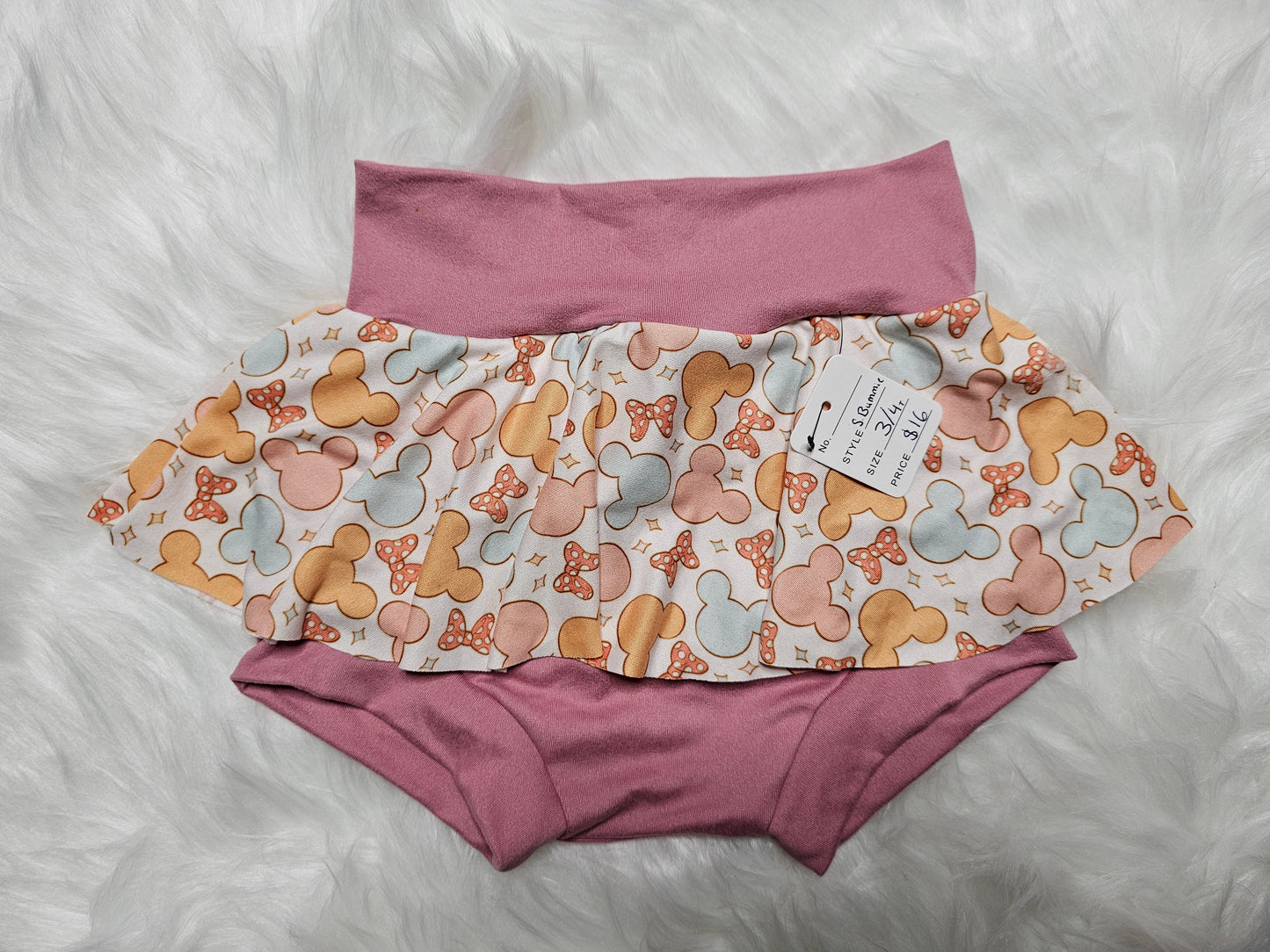 Mouse Head Skirt Bummies