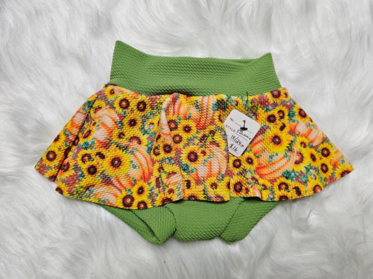 Fall Sunflower Skirt Bummies