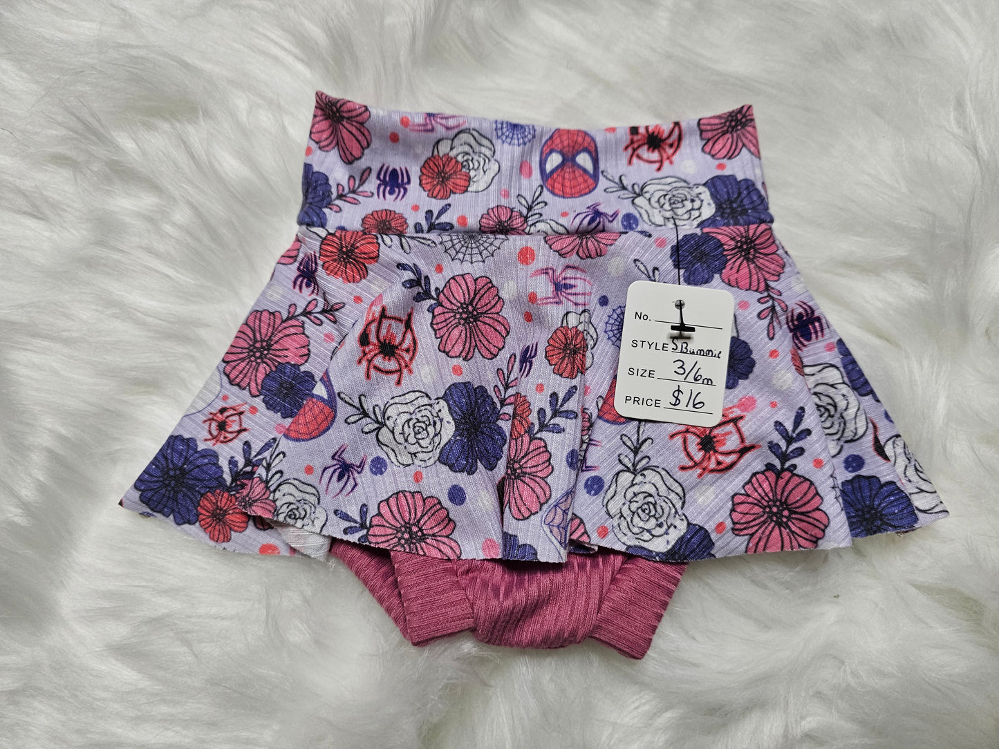 Hidden Spider Skirt Bummies