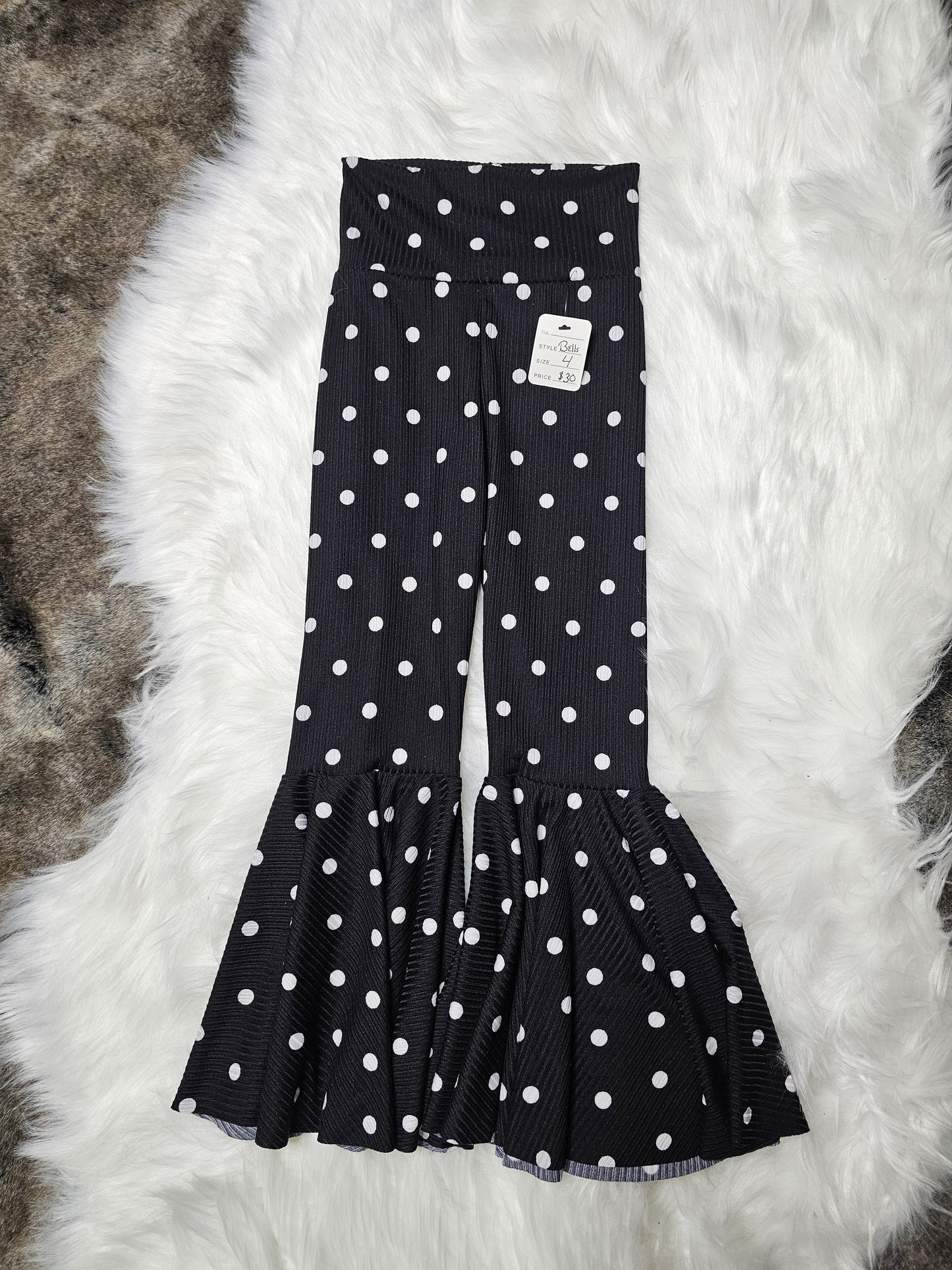 Black Polka Dot Bells