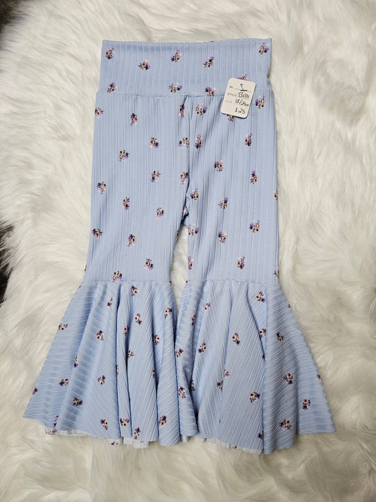 Baby Blue Floral Bells (Rib)